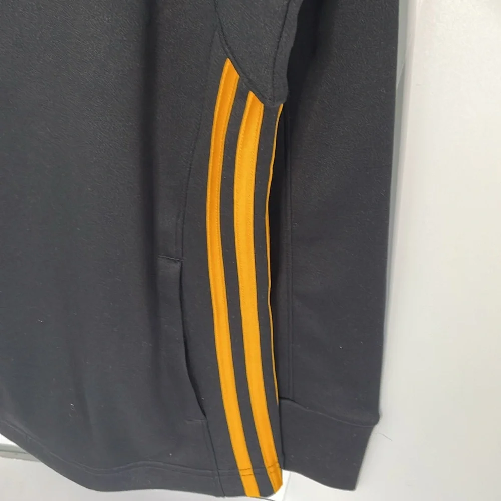 Adidas XL Pittsburgh Penguins Refresh Skate Lace Pullover Hoodie NWT Hockey - Picture 6 of 9